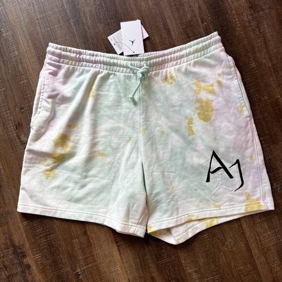 Jordan Shorts XL Mens Sport DNA All Over Print Tie Dye $60 - Picture 1 of 7